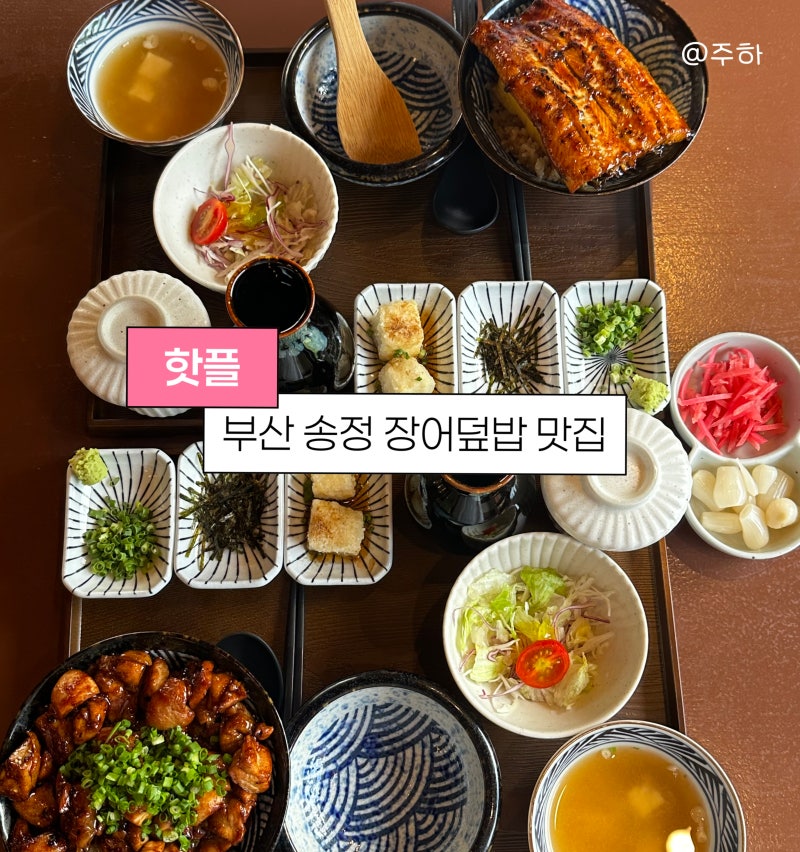 [부산] 부산 송정역 일식 맛집 오사카식 장어덮밥 맛집 추천-유옥