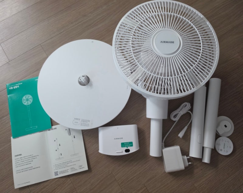 무소음 선풍기 추천, 에어메이드 더 위대한 선풍기 AMF-1570C 내돈내산 (핸드폰연동, 360도)