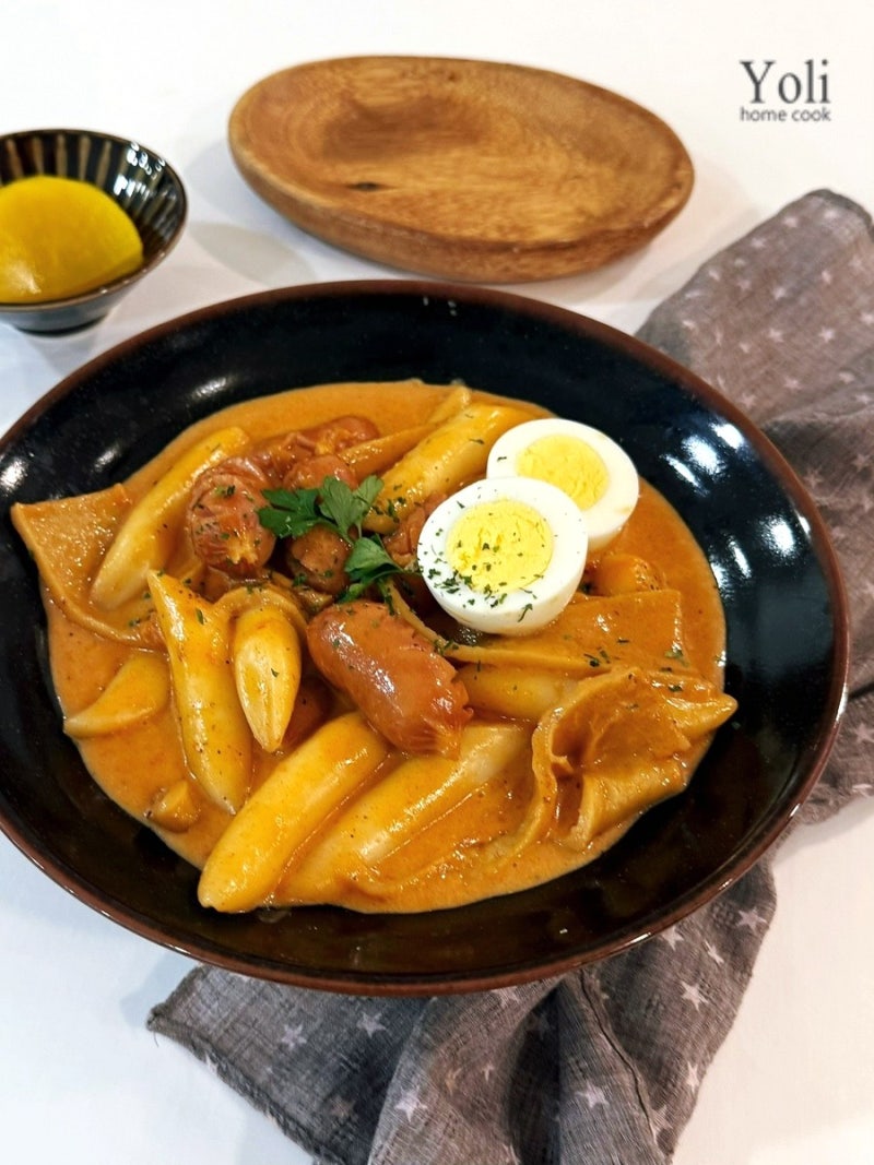로제떡볶이 레시피 간식 추천 떡볶이 황금 레시피