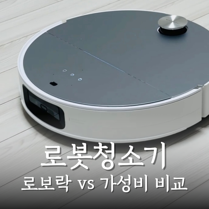 로봇청소기 추천 로보락 vs 가성비 로봇청소기 비교