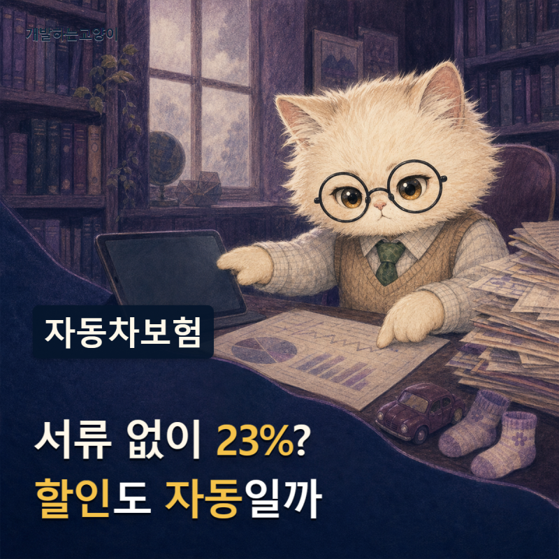 “서류 안 내도 23% 할인?” 자동차보험 자녀할인, 신청까지 자동일까