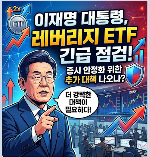 "그걸로 되겠습니까"… 이재명 대통령이 레버리지 ETF 대책 재검토 지시한 이유