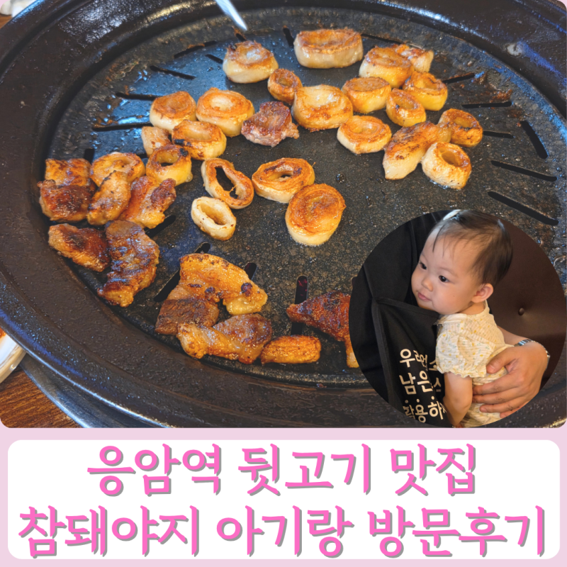 응암역 고기집 은평구 신사동 삼겹살 뒷고기 막창 맛집 참돼야지 아기랑 외식 후기