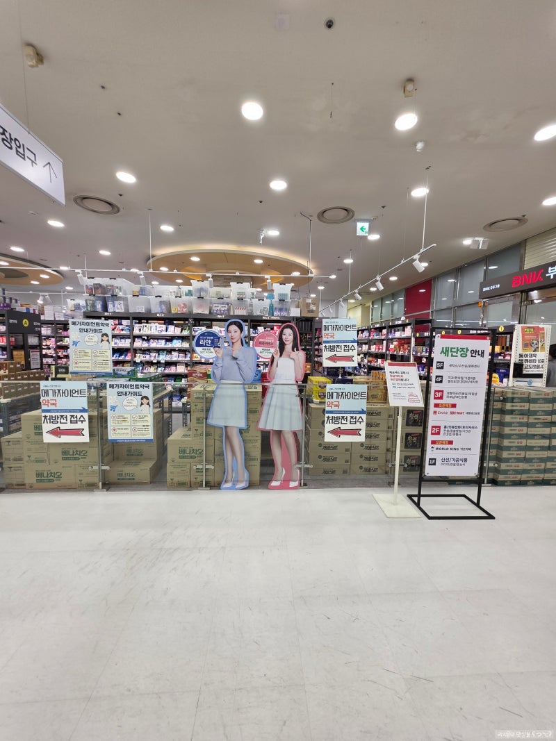 부산 마운자로 성지 저렴한 약국 창고형 규모의 메가자이언트약국 방문 후기