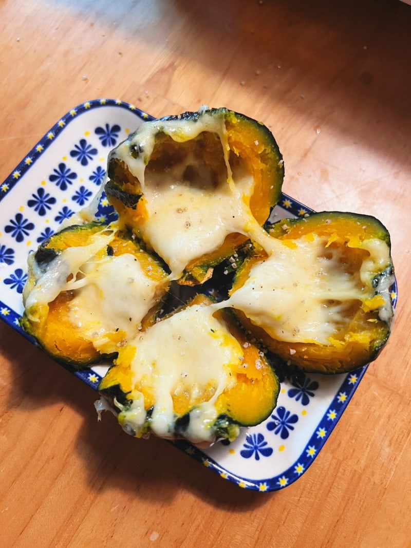 전자레인지 단호박 치즈요리 간단 레시피