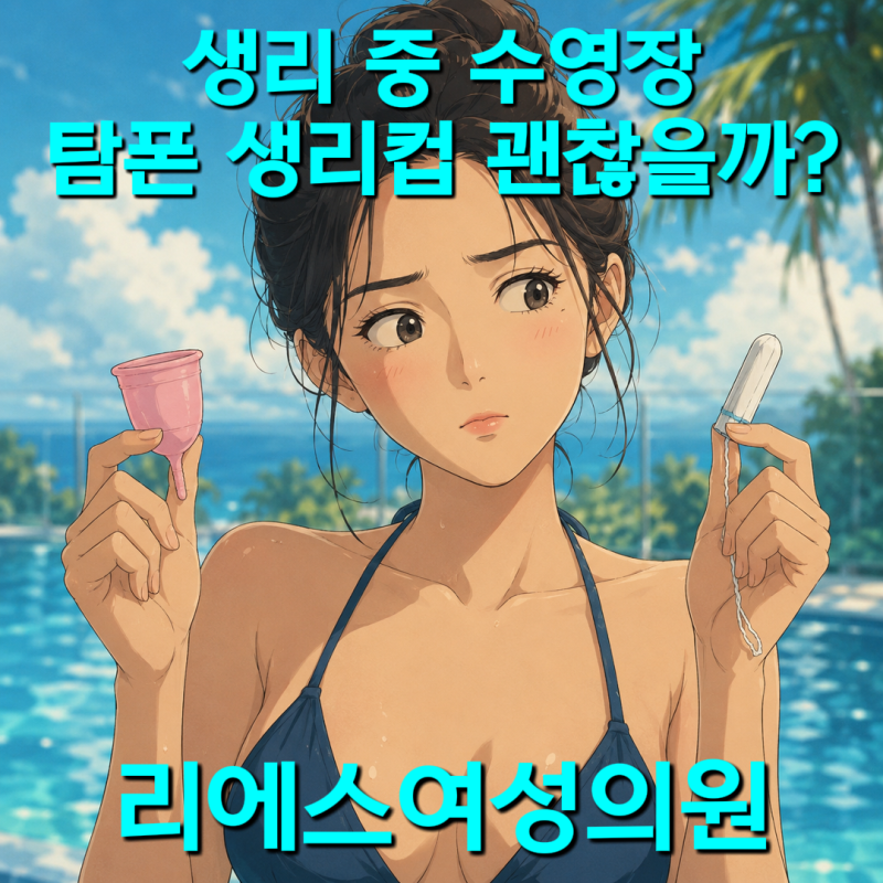 생리 때 수영장 탐폰 생리컵, 누구에게 추천될까?