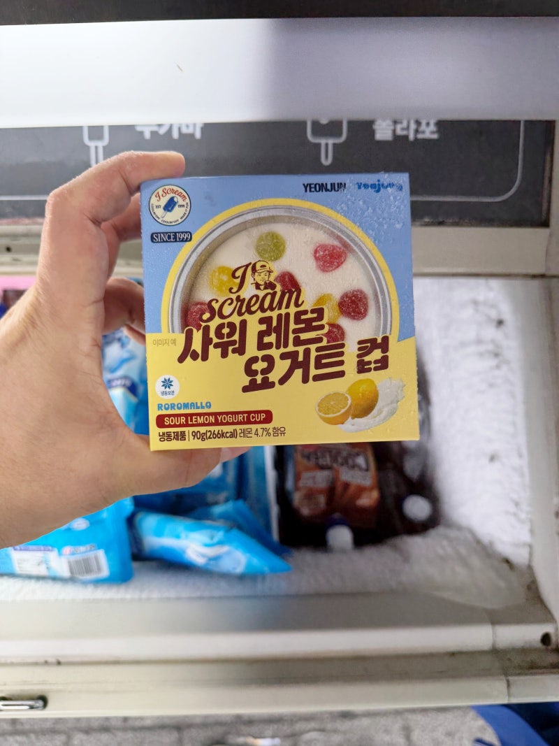[품절대란 GS25 신상 아이스크림] 요아정X연준 사워레몬요거트컵 리뷰