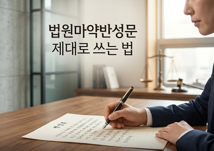 법원마약반성문 제대로쓰는법 공유 관련 사진