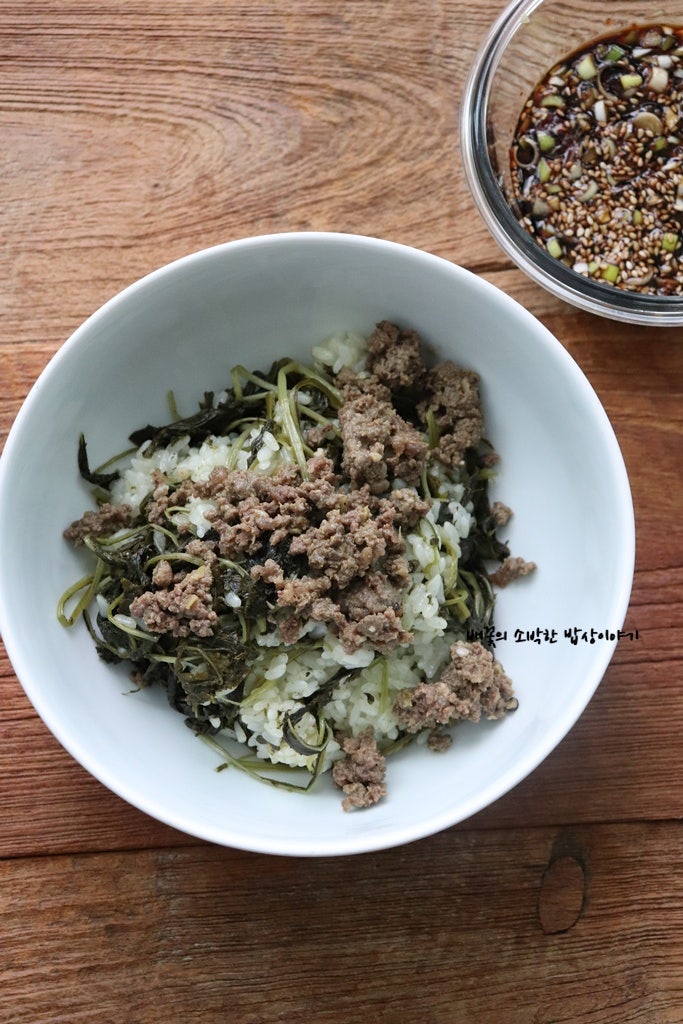 취나물밥 레시피 양념장 취나물 삶는 방법 한그릇 요리
