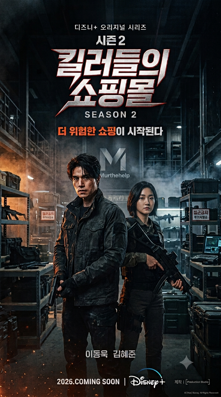 디즈니+ 오리지널 시리즈 ‘킬러들의 쇼핑몰 시즌2' K-액션이 반격으로 돌아온다.