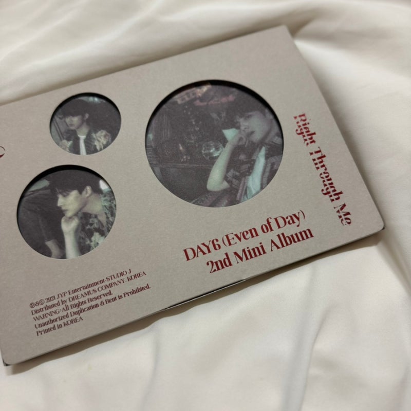 데이식스 이븐오브데이(DAY6 Even of Day) Right Through Me 앨범 리뷰