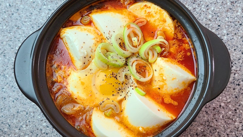 레시피 464_쫄면 순두부