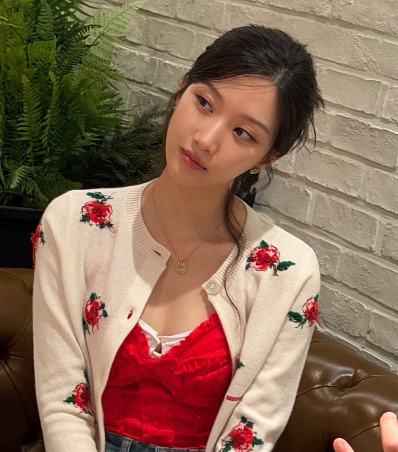 문가영 생일파티속 슈슈통 가디건 .. 가격이 113만원대 ?