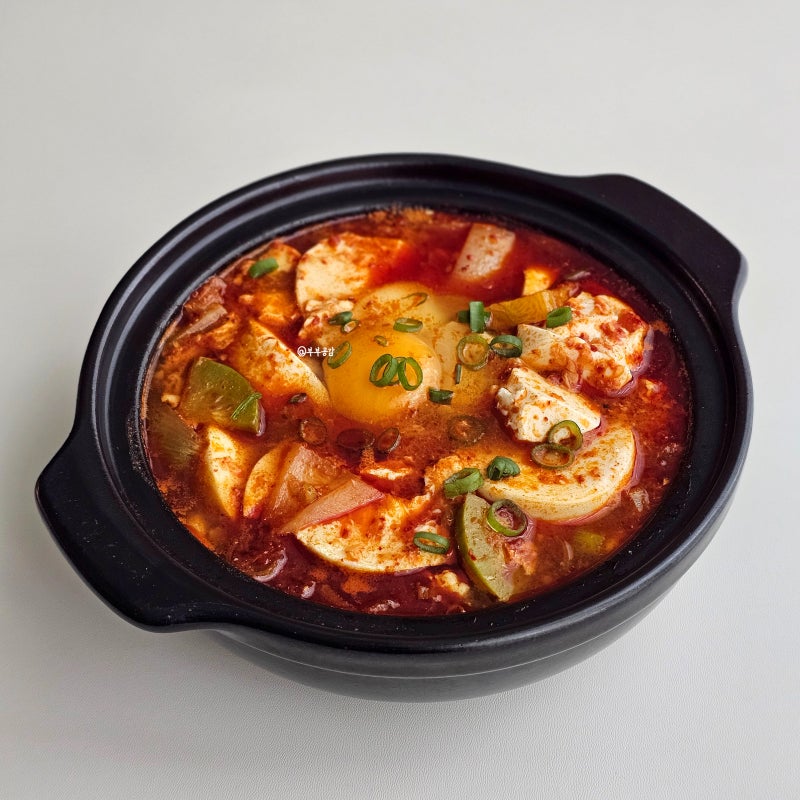 시판 양념 필요 없는 간단 순두부찌개 레시피 끓이는법