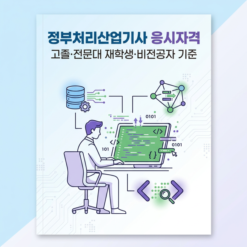 정보처리산업기사 응시자격, 고졸·전문대 재학생·비전공자 기준