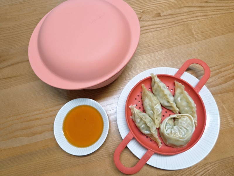 전자레인지 5분만에 뚝딱 락앤락 바로한끼 실리콘 찜기