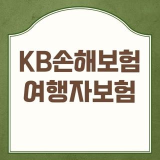 KB손해보험 여행자보험 청구방법 보장 범위 및 항공기 지연 대처법 3가지 총정리