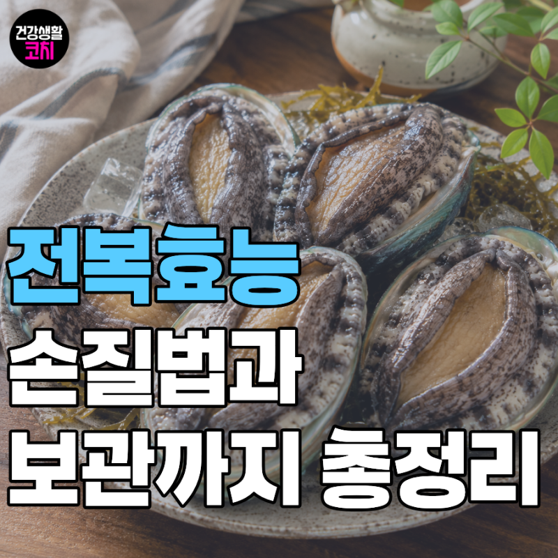 전복 효능, 헷갈리는 손질법 부터 신선하게 보관까지 완벽가이드