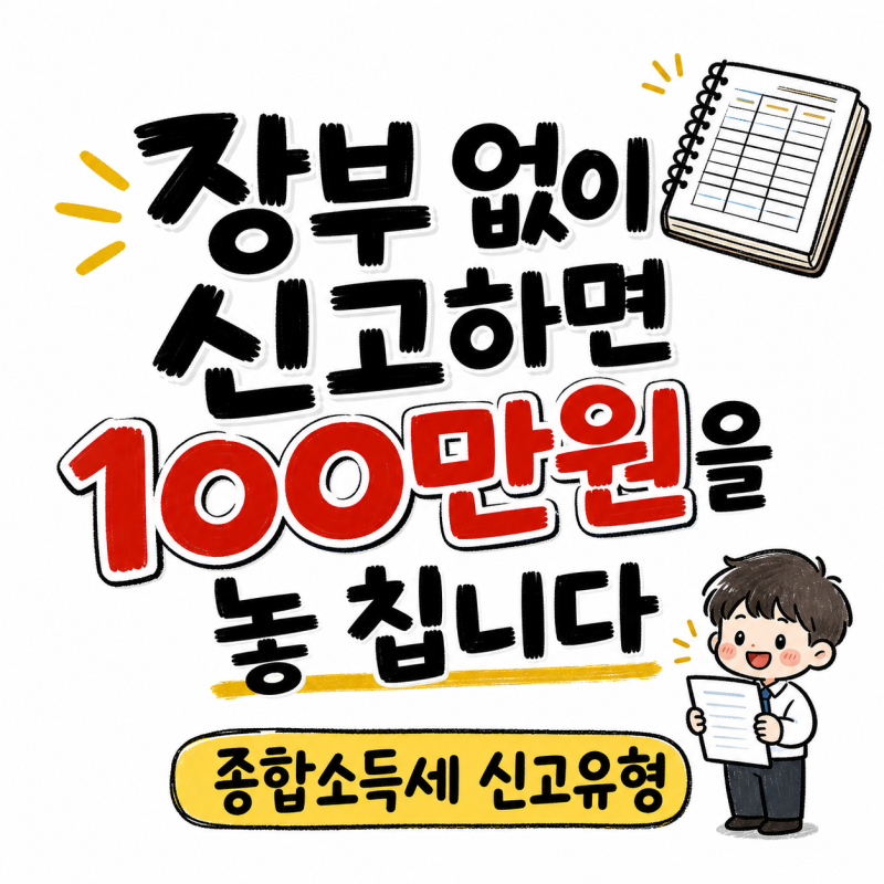 종합소득세 신고유형별 세금신고 방법 핵심 정리