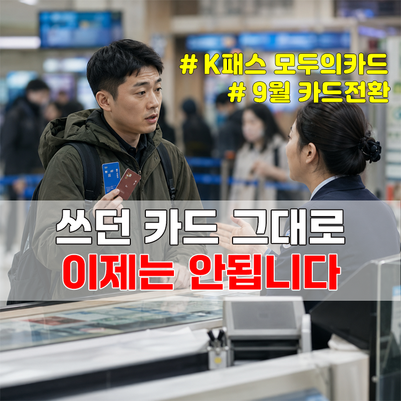 기후동행카드 경기 7곳 종료, 쓰던 카드 그대로는 안 됩니다.