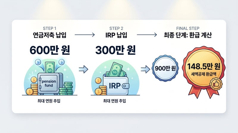 5060 절세 필수! 연금저축과 IRP 계좌 차이점과 연말정산 환급금 극대화 전략