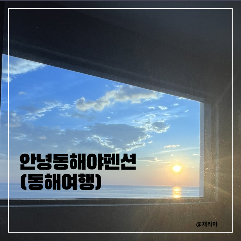 바다가보이는 펜션, 안녕동해야 펜션으로 완벽한 동해여행 하고왔어요!