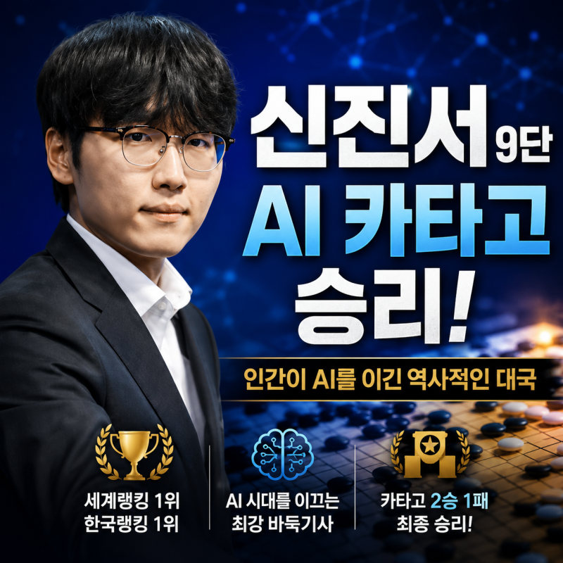 신진서 9단 프로필｜AI 카타고 승리와 세계 1위 기록