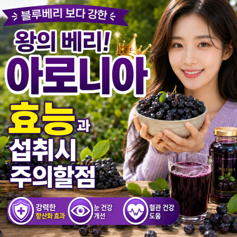 아로니아 효능 가루 환 효소 섭취시 주의할점