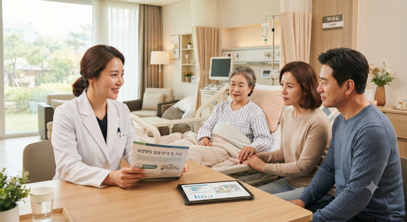 요양병원 입원 조건과 입원 절차, 준비서류 및 비용 확인 방법