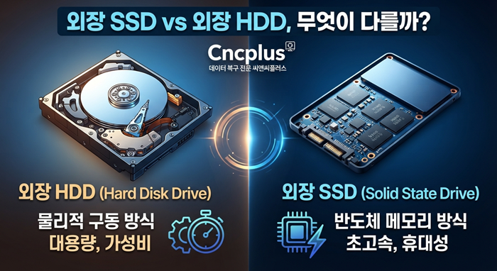 SSD 외장하드 vs HDD 외장하드