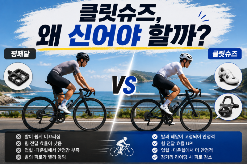 클릿슈즈 꼭 신어야 할까? 자전거 입문자가 반드시 알아야 할 장단점 총정리