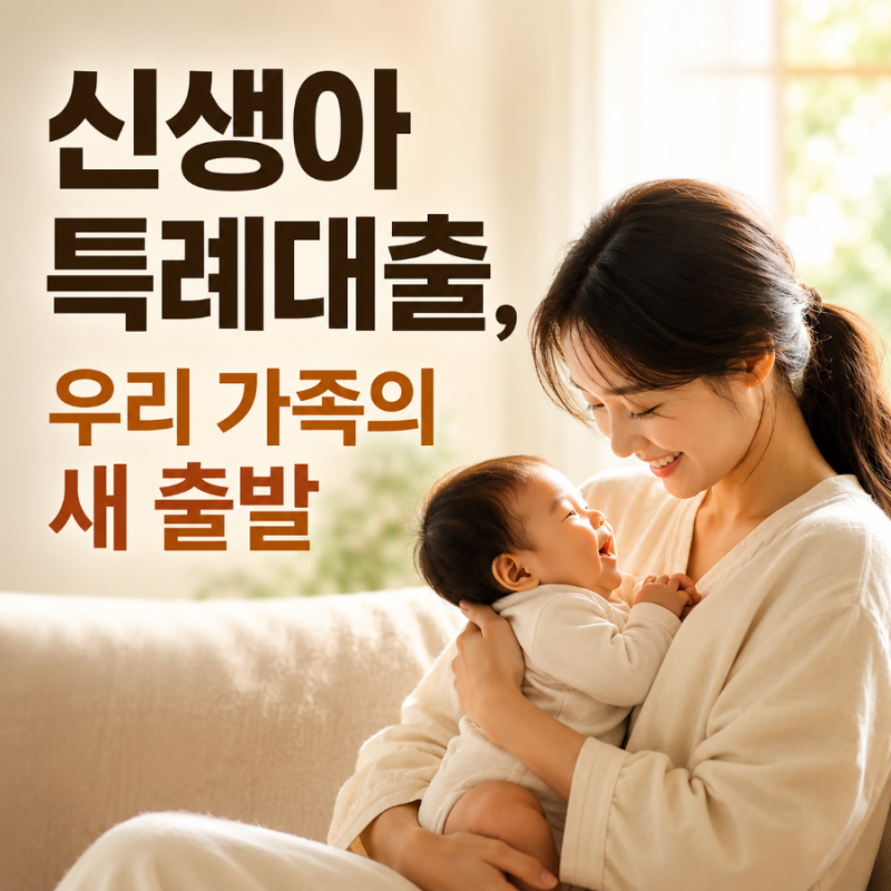 신생아특례대출, 우리집도 가능할까? 조건.한도 한번에 확인