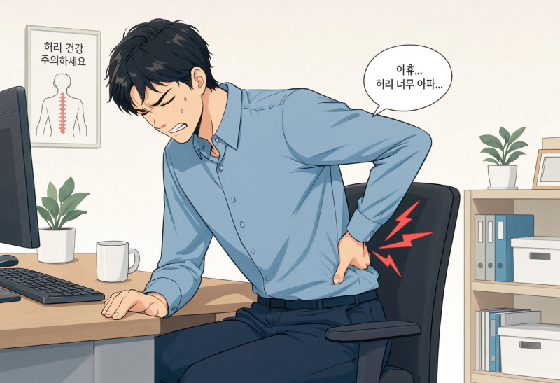 요추염좌(허리 삐끗함)의 원인과 관리 방법 자세히 알아보기