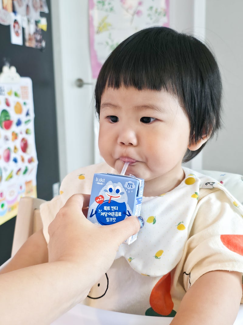 아기이온음료 추천 저당 룩트킨디 14개월 영아 후기