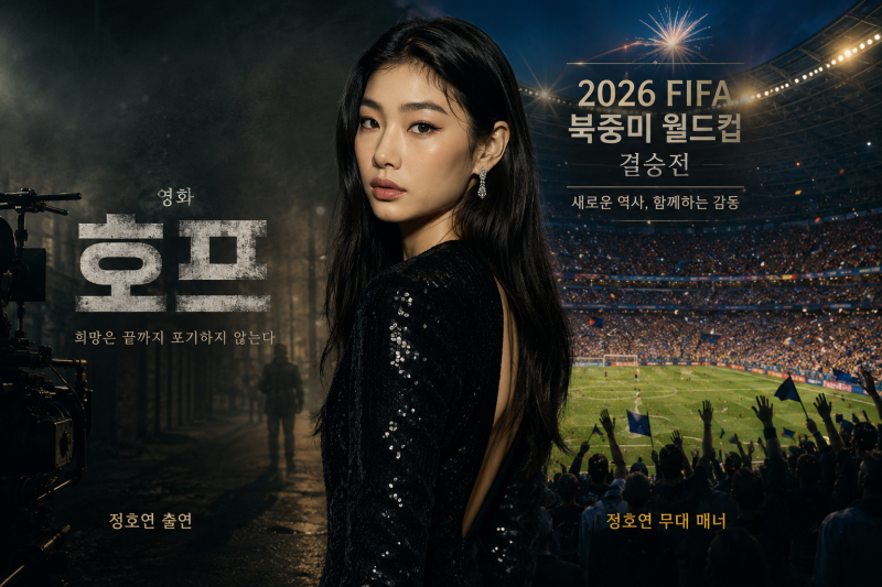 정호연 영화 '호프' 출연 및 2026 FIFA 북중미 월드컵 결승전 무대 매너 총정리