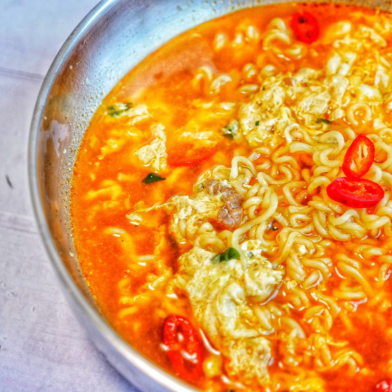 감칠맛 비결 분식집 라면 레시피