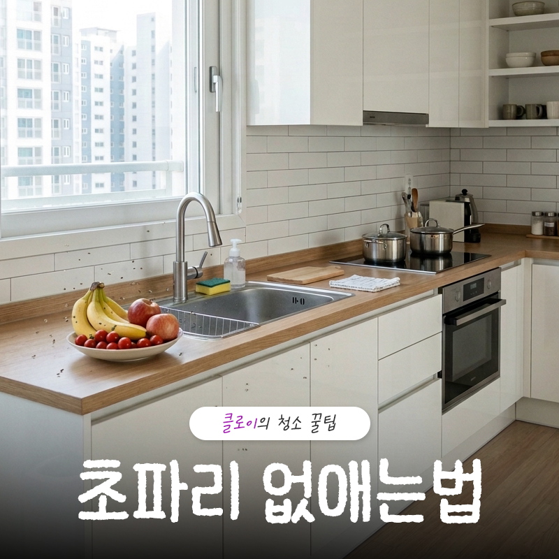 여름철 초파리 없애는법 장소별 재발없는 관리비법