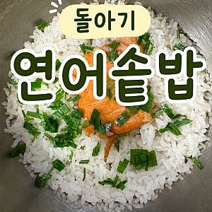 돌아기 유아식 메뉴, 간단하게 만드는 한 그릇 연어솥밥 레시피
