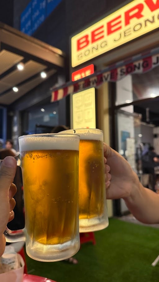 [부산 송정] 송정 해수욕장에서 분위기 개도른 느좋 치맥집을 찾으시나요? <비어 웨이브 BEER W....