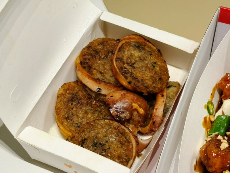 강릉 중앙시장 [오징어순대나라]｜누룽지오징어순대 포장 솔직후기