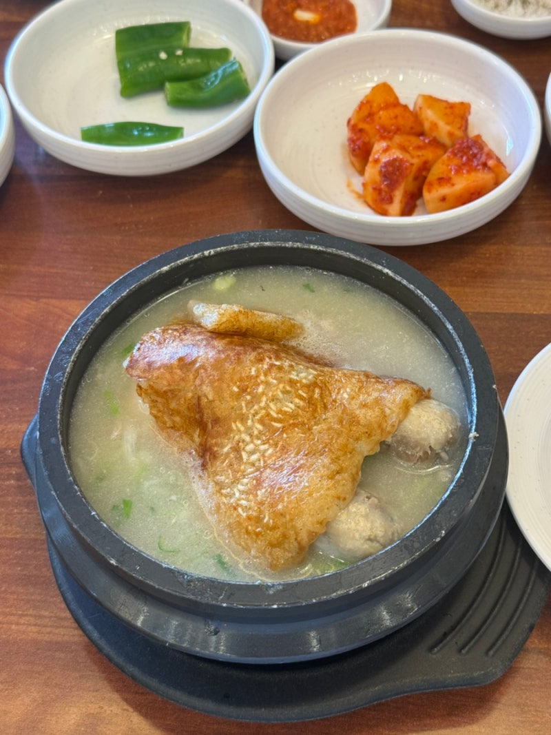 [천안 백석동 맛집 이우철한방누룽지삼계탕] 중복에 먹은 누룽지삼계탕 후기