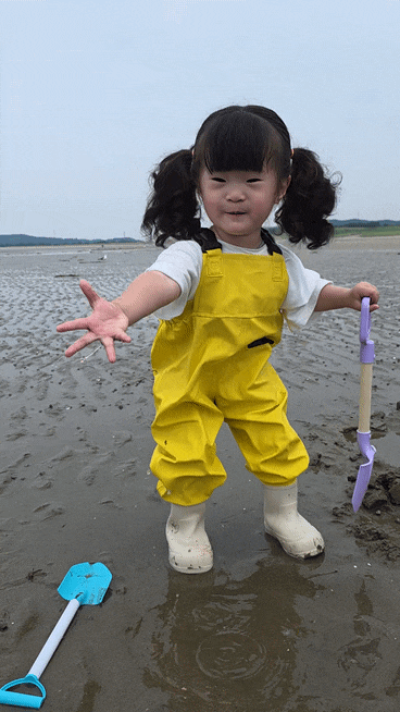 아기랑 태안 당일치기 신두리해수욕장 무료 갯벌체험 조개잡기 주차정보