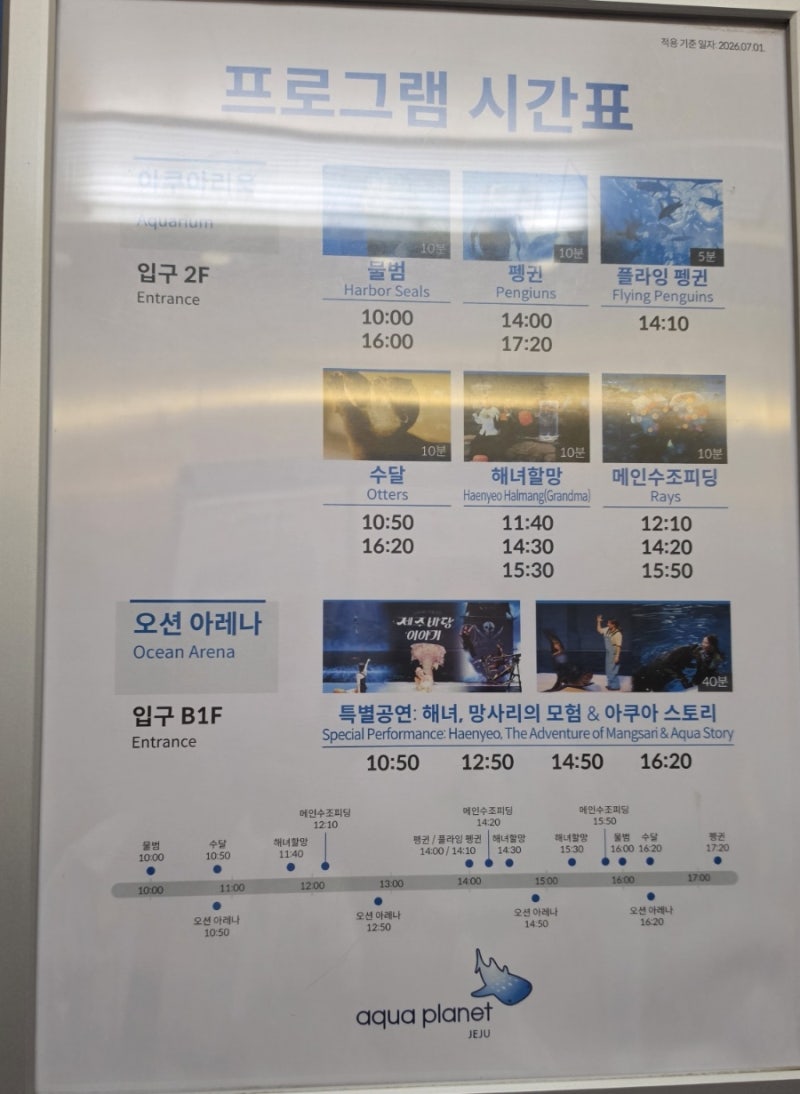 아기와 함께하는 제주도 여행 - 아쿠아플라넷 제주