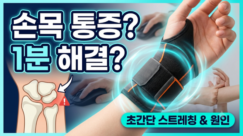 손목통증 오래된 손목통증 아침에 일어나면 손목뼈 굳음 물리치료외 치료법