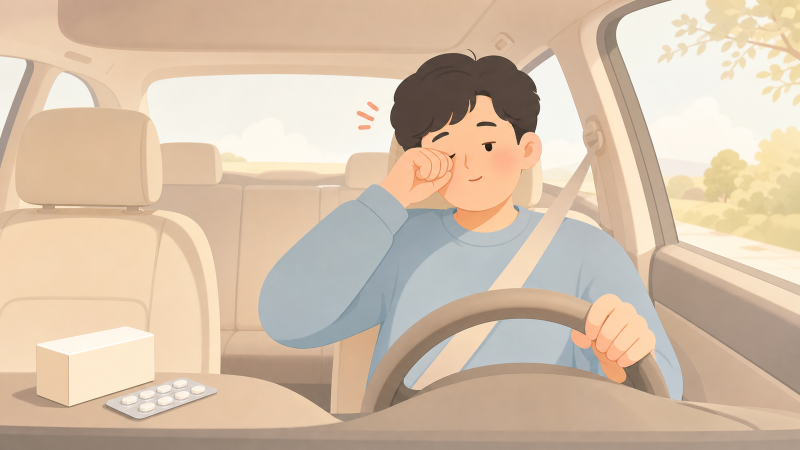 감기약 먹고 운전해도 되나요? — 약사가 정리한 졸음 성분과 덜 졸린 선택