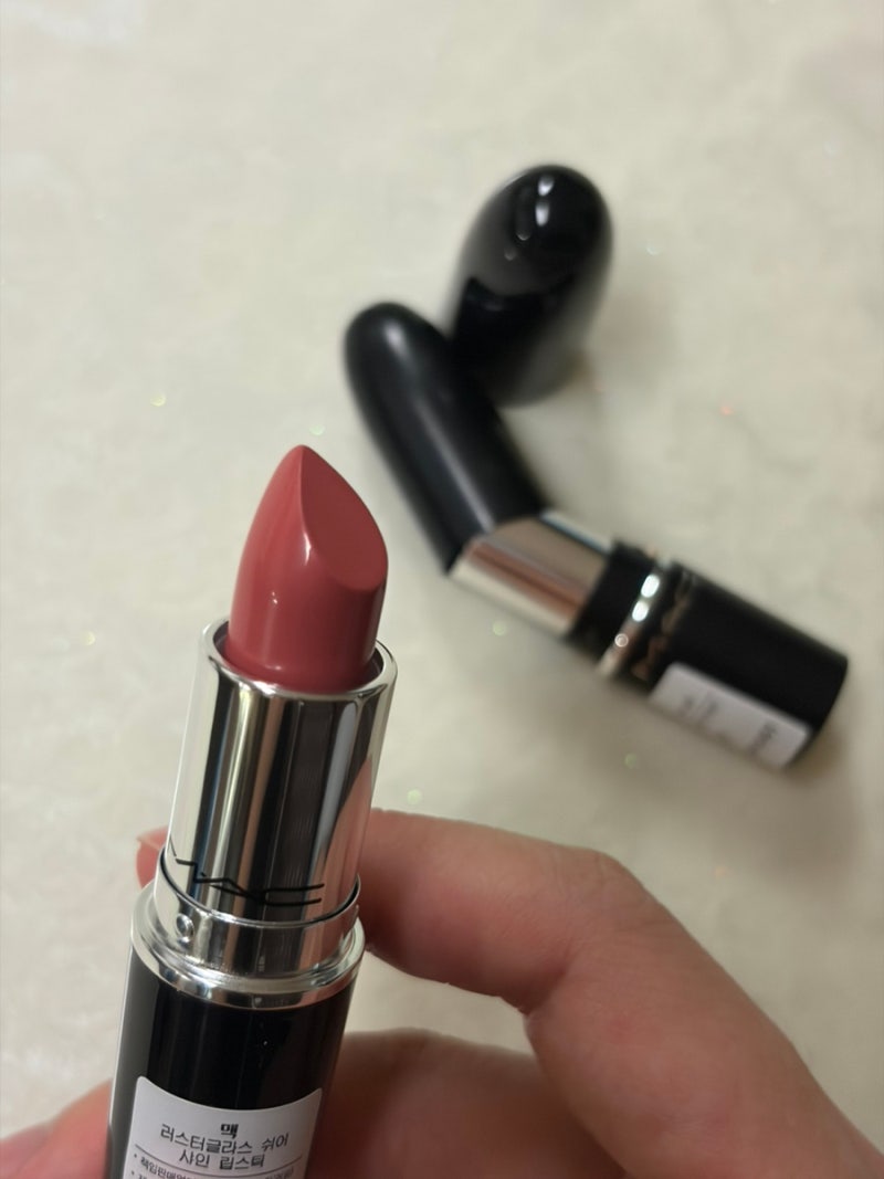 맥 MAC 러스터글래스 쉬어샤인 립스틱 올리브영 기획세트 후기 (미니 루비우)
