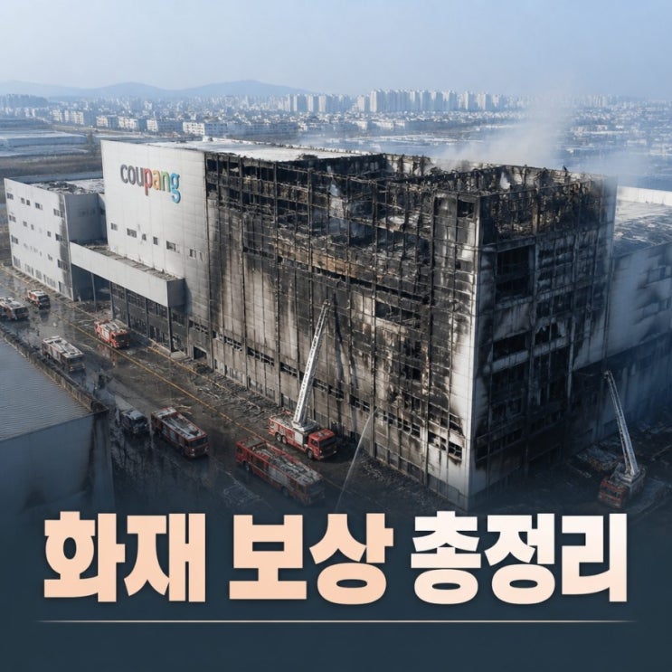 <b>인천 쿠팡</b>물류센터 <b>화재</b> 보상 방안