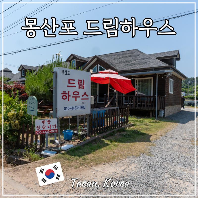 태안 몽산포 해수욕장 드림하우스 펜션 해루질 낚시체험 가능한 애견동반 숙소