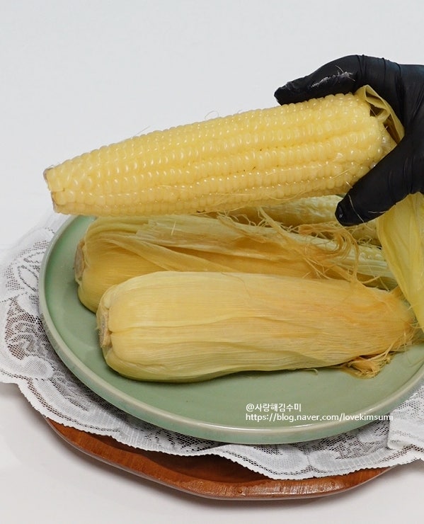 압력밥솥 옥수수 맛있게 삶는법 뉴슈가 비율 옥수수 삶는시간