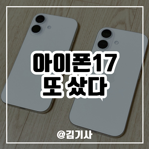 아이폰 17 또 구매 이번에도 프로 아닌 일반!